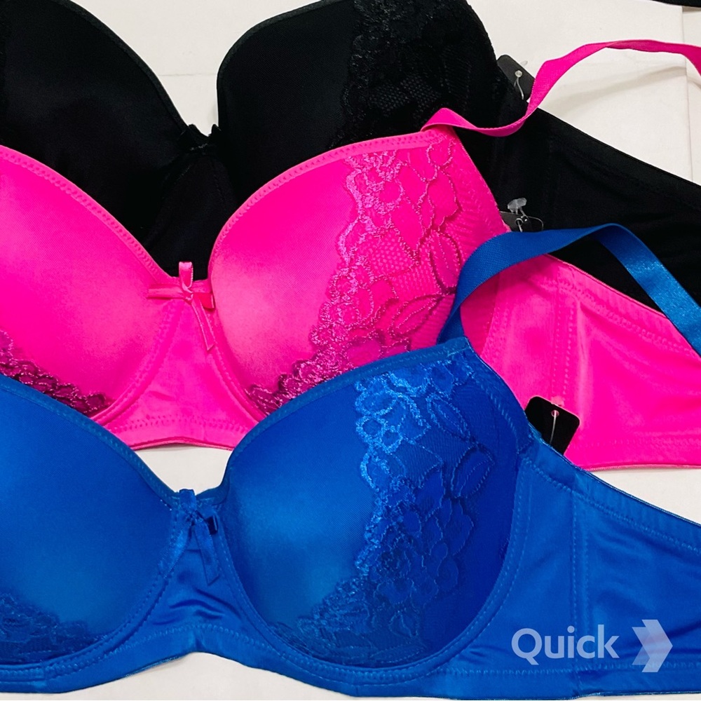 NWT Floral Lace Contour Bras - 3 pcs set